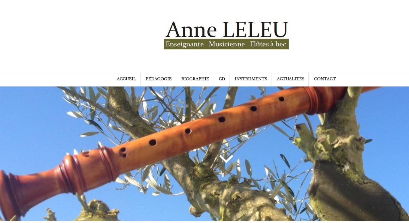 Anne LELEU Enseignante et musicienne de flûtes à bec