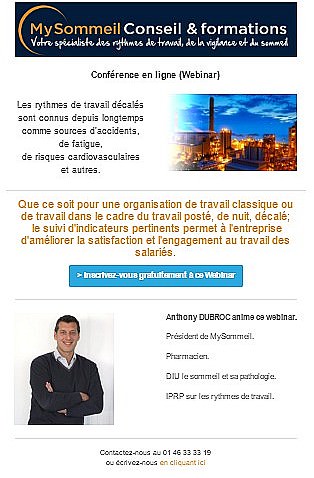 Newsletters des formations MySommeil
